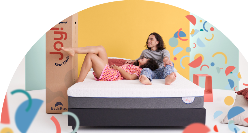 Happy Couple on the Joy Mattress - Newsletter