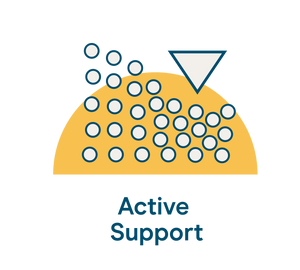 Active Support Icon: Illustrated Foam