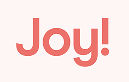 Animated GIF of the Joy logo with motion effects