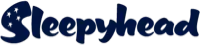Sleepyhead Logo with Dark Text on Transparent Background