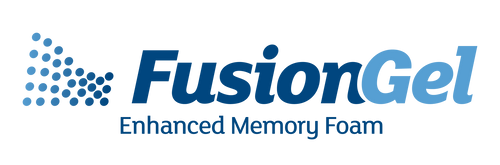 FusionGel Enhanced Memory Foam Logo - Combining Gel Technology with Memory Foam Comfort